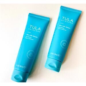 NEW TULA Cult Classic Purifying Facial Cleanser Set of 2